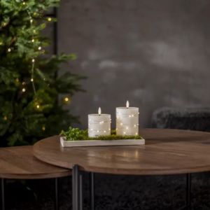 LED Blockljus Flamme Dew
