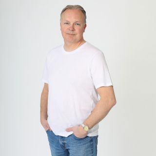 T-shirt Andreas, vit