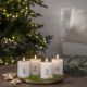 Blockljus 4-pack Flamme Advent
